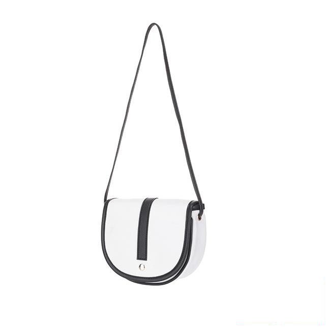 Tas wanita-tas slempang wanita bentuk oval round line-tas import batam