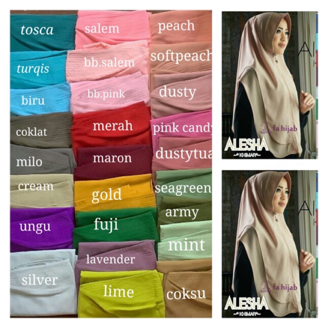 Khimar Alesha By Fa Hijab