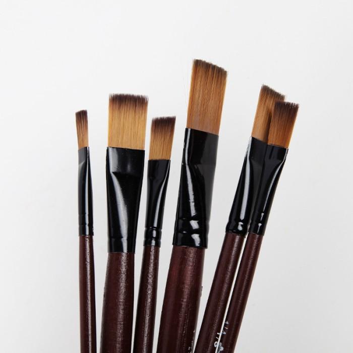 

Kuas Lukis Kuas Cat Air Cat Minyak Set6 Kualitas Terjamin