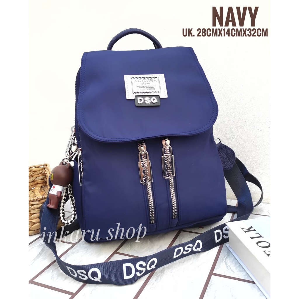 RANSEL WANITA IMPORT DSQI 2IN1 6666#