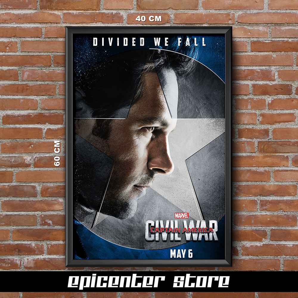 Poster Film Captain America Civil War - Ant Man 40x60 + Frame