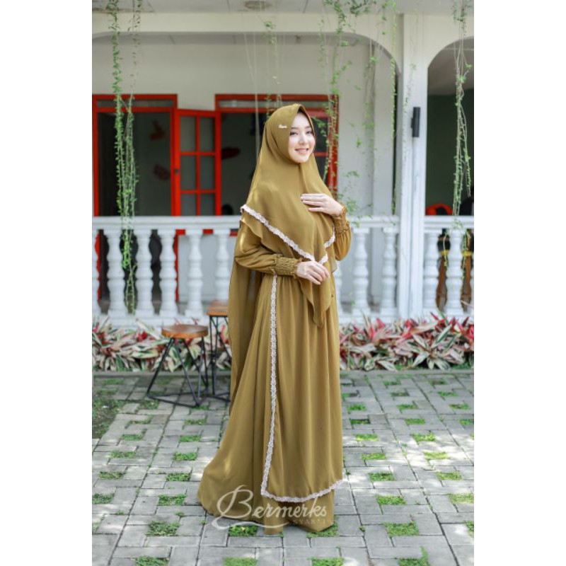 HAFSAH SET SYARI//ORI BY BERMERKS//REAL PICT