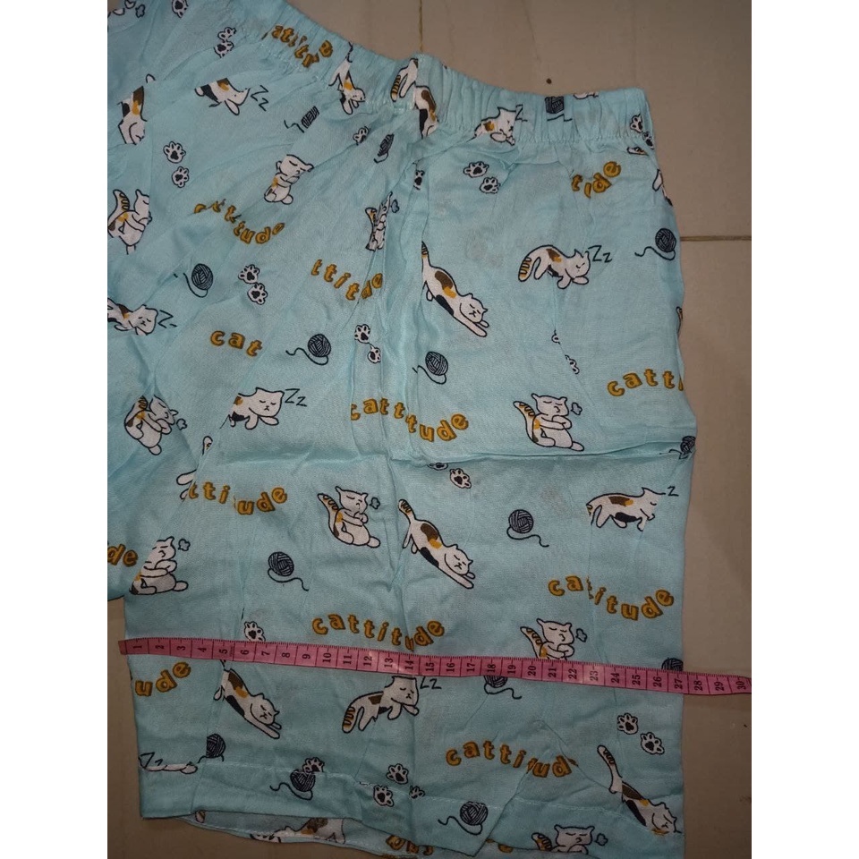 IZANY Piyama HP Allsize / Hotpant Size L Tie Dye Rayon Import-4