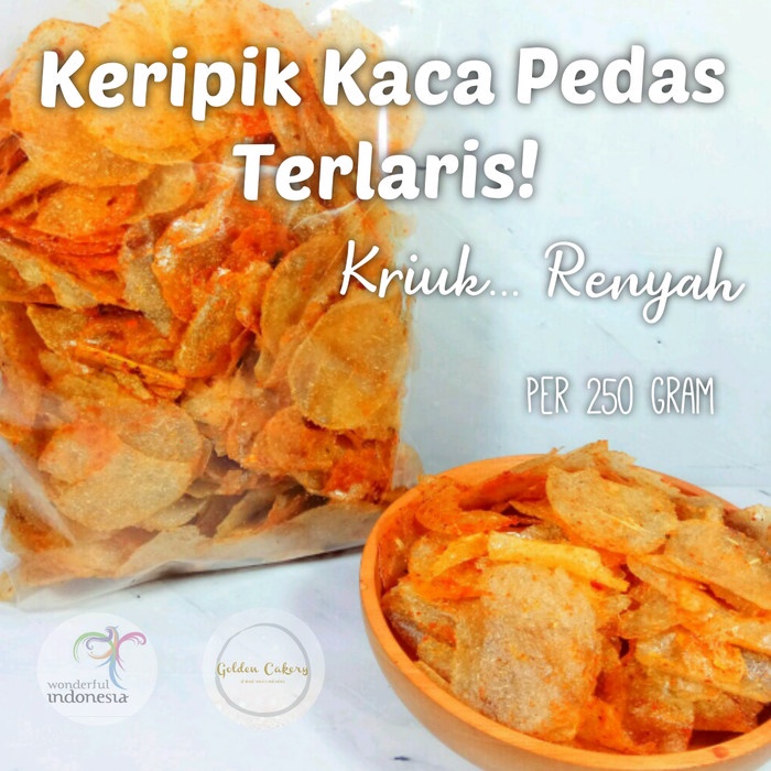 

Siap Krim Keripik Kaca/Kripik Kaca Pedas/Seblak Kaca Pedas - 250 Gr