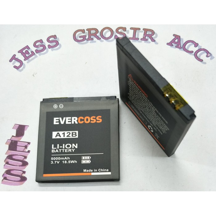 Baterai Battery Evercross Evercoss Cross A12B A5P A5P+ A53P A53B A35B - Hitam