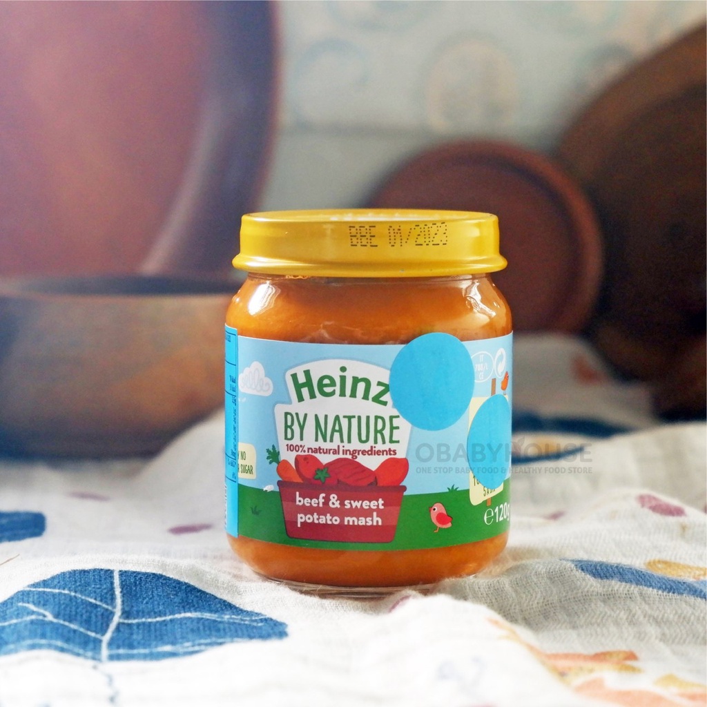 Heinz Beef Sweet Potato Mash Jar 120 gr