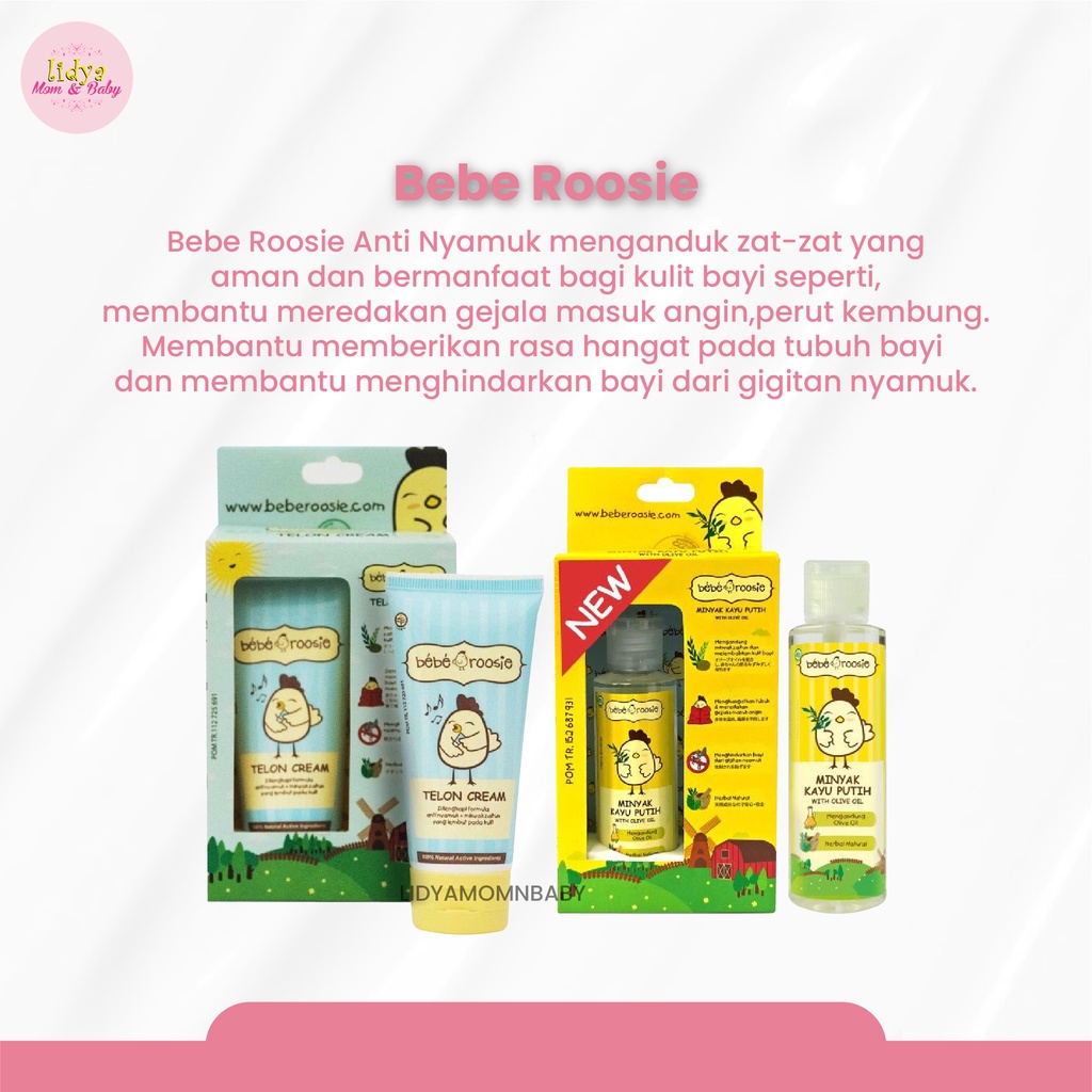 Kayu Putih Minyak Telon Cream Bebe Roosie Bugs Repellent With Lavender Oil BPOM Perawatan Tubuh Bayi Termurah By Lidyamomnbaby