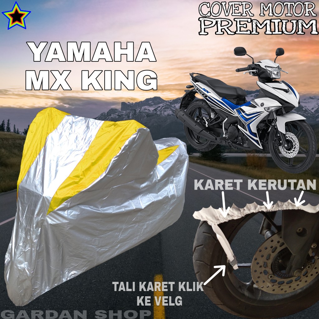 Sarung Motor YAMAHA MX KING Silver KUNING Body Cover Yamaha PREMIUM