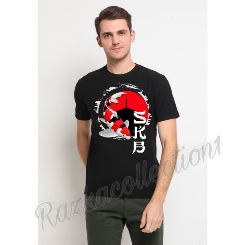 Baju kaos Distro Ikan Koi Jepang - Kaos Pecinta Ikan Koi Jepang Terbaru