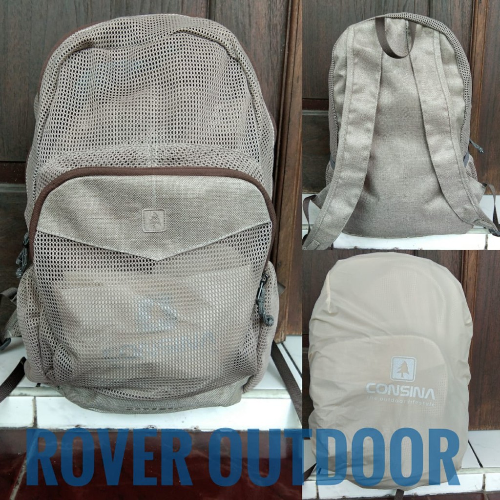 CONSINA Caracas Tas Ransel Jaring Free Rain Cover