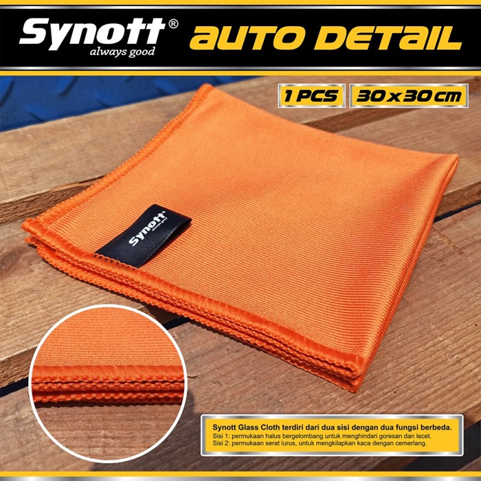 Kain Lap Microfiber Synott Motor, Visor Helm, Mobil, Aman Gores Baret