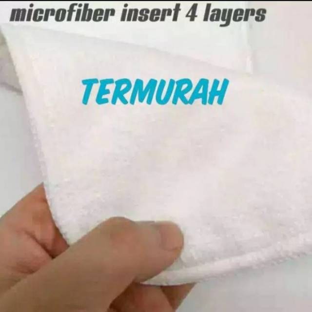 INSERT CLODI 4 LAYER BAHAN MICROFIBER/HANDUK TEBAL