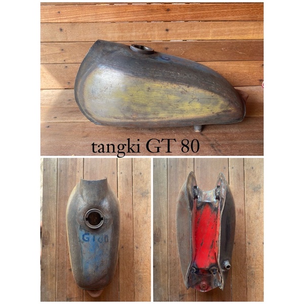 Tengki trail tua model GT80 tangki trail klasik model GT 80 minitrail