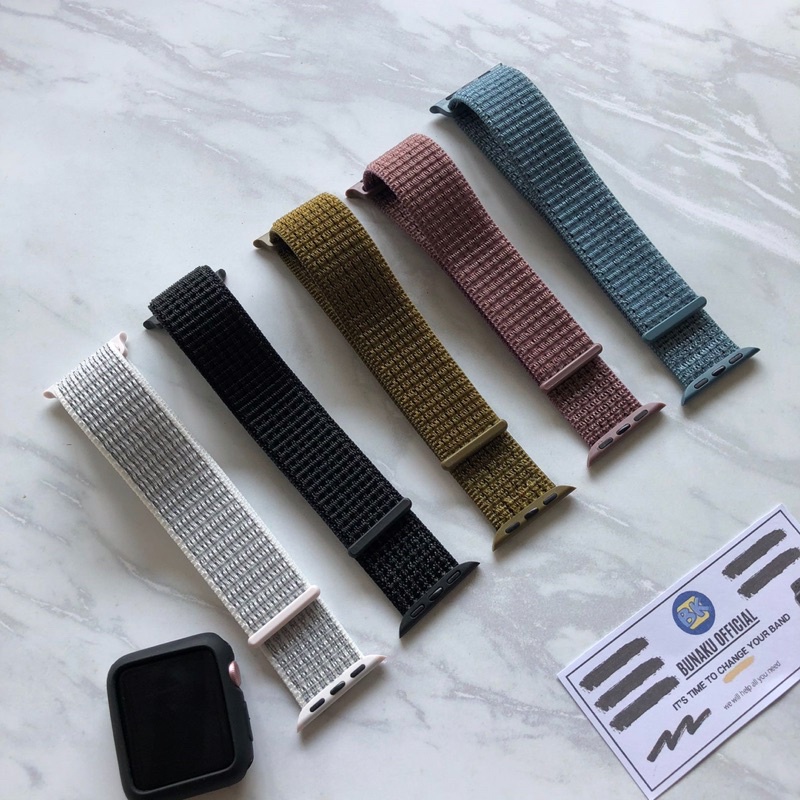 STRAP SMARTWATCH APPLE WATCH NYLON SPORTLOOP SERIES 1 2 3 4 5 6 7 8 SE