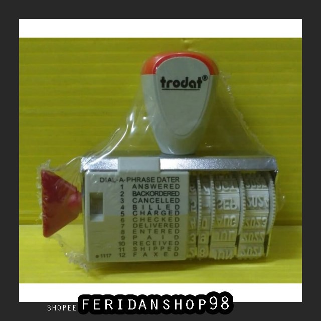 

FS977 STEMPEL TRODAT 1117 STEMPEL ATK TANGGAL TEXT ENGLISH UKURAN 4 MM BY FERIDANSHOP98