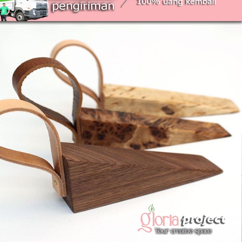 【COD】 Door stopper solid kayu pengganjal pintu ganjalan pintu penahan pintu produck terlaris