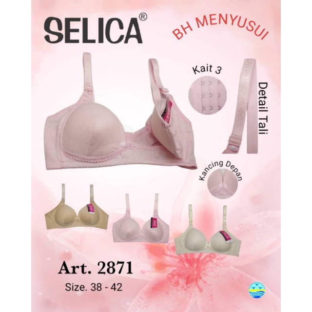 Selica - Bra Menyusui Kait 3 Kancing Selica BH 2871 2875