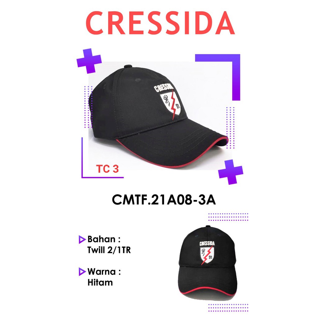 gof TC CRESSIDA TOPI 100% ORIGINAL Original Brand Topi Brand