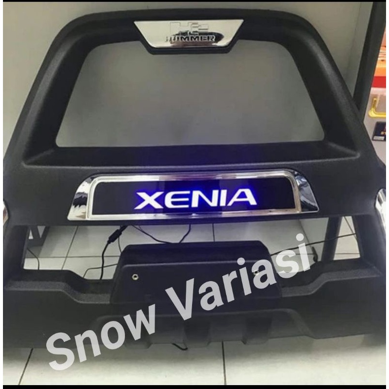 Tanduk / bumper depan xenia lama dan baru with led