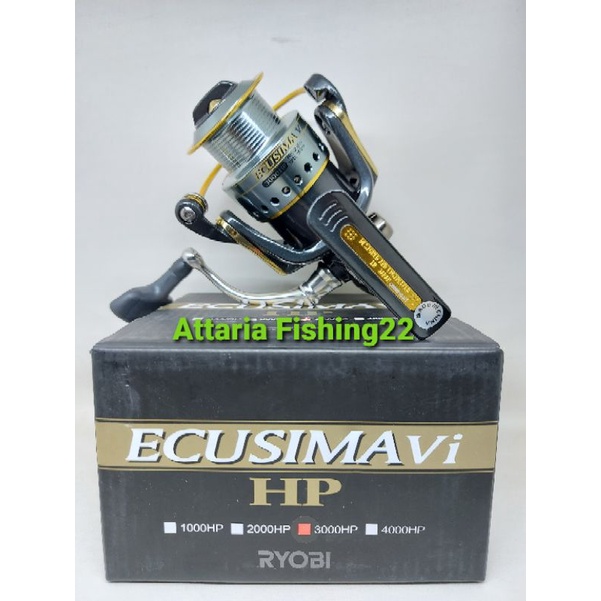 Reel Pancing Ryobi Ecusima Vi 1000 / 2000 / 3000 Hp/ 4000 Reel Spinning Power Handle
