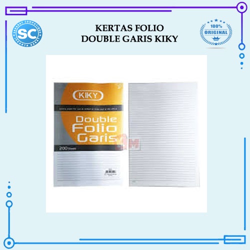 

Kertas Double Folio Garis Kiky