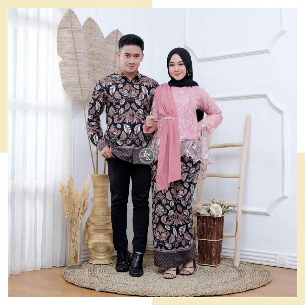 Revalina Couple - Batik Couple Ori Ndoro Jowi Dnt Garansi Termurah Shopee - Batik Couple Set Kebaya