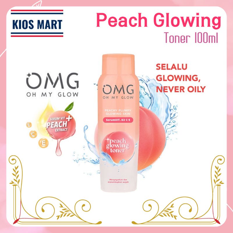 OMG Oh My Glow Peach Glowing Toner 100ml