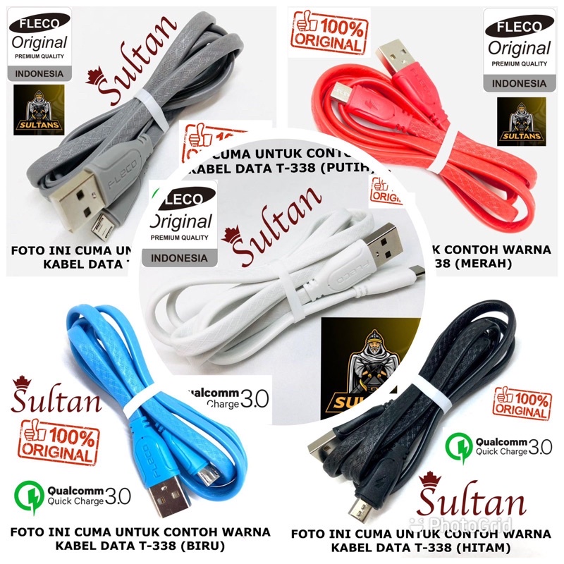 NON PACK KABEL FLECO T338 FOR MICRO TYPE C IPH PROMO SEN