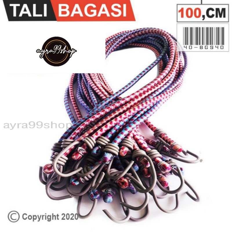 Tali Bagasi Motor Elastis Tali Bagasi Jok Motor 100CM murah meriah Tali Bagasi Motor