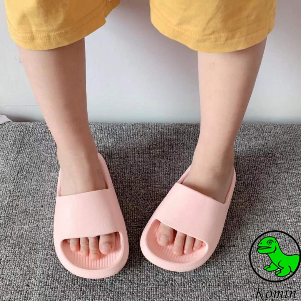 Komin Sandal Anak SelopnSandal kamar mandi untuk anak perempuan, anak laki-laki, lembut dan antislip