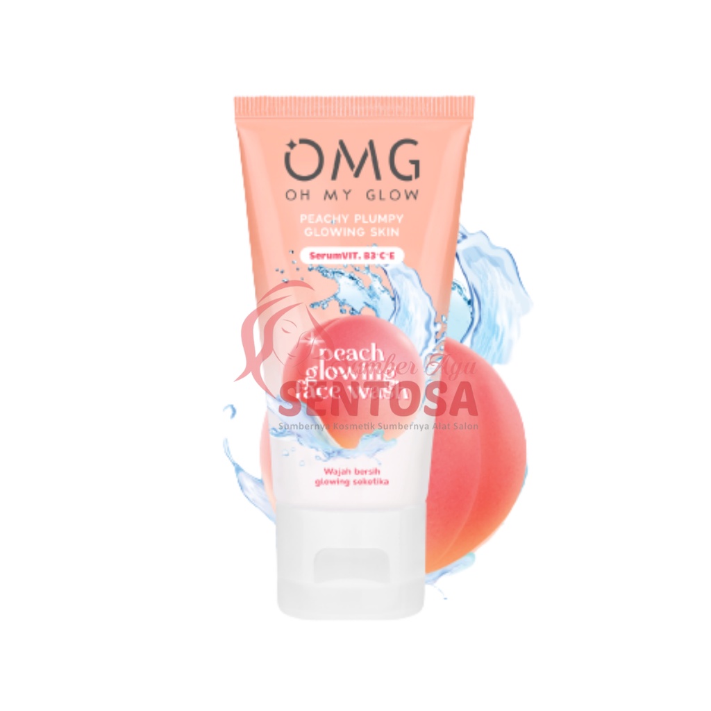 OMG OH MY GLOW PEACH GLOWING FACE WASH