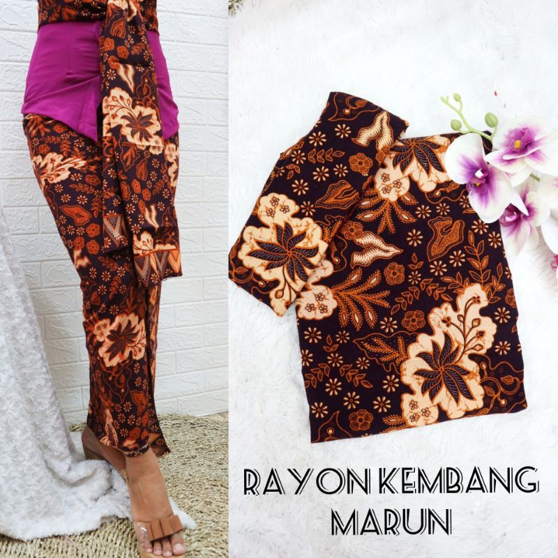 kamen lembaran/kamen batik+selendang/kamen bali