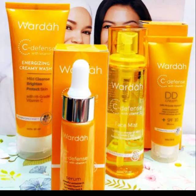 Paket seserahan wardah c-defense lengkap