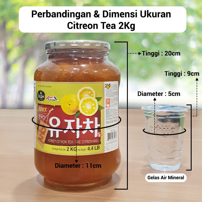 

QH Honey Citron Tea 2kg/Minuman Sehat Khas Korea/Sitrun Madu Jeruk Korea Original/Asli 100%