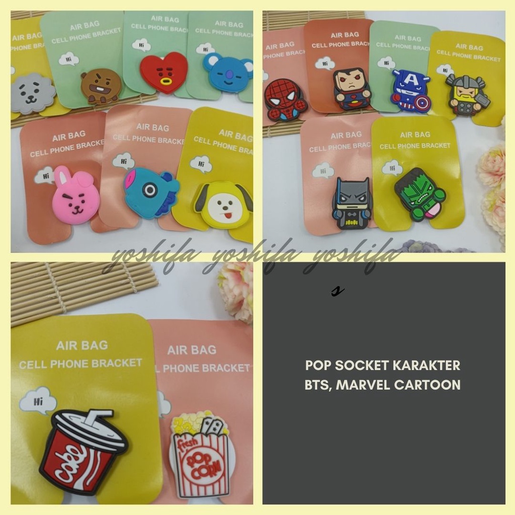 Popsocket BTS | Pop Socket HP Pop socket karakter CARTOON