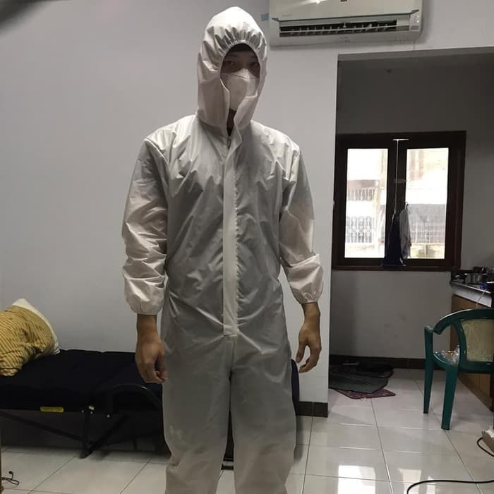 New Baju APD/ Hazmet Suit dari Bahan Taslan Nylon, ini bisa dicuci G&G_Store