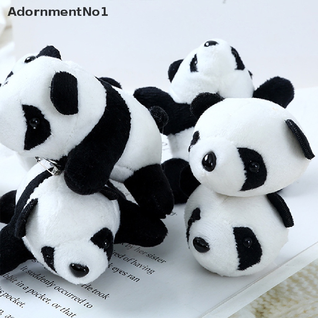 (AdornmentNo1) Pin Bros Boneka Panda Bahan Plush