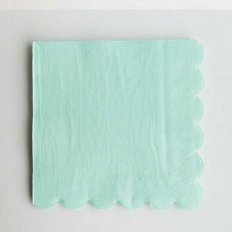 Mint Green Gold Foil Disposable Tableware Party Paper Plates Baby Shower Birthday Party Supplies