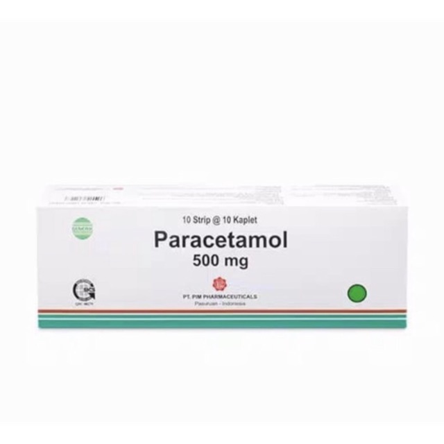Paracetamol 500 mg generik strip isi 10 ( mengobati pusing &amp; demam )