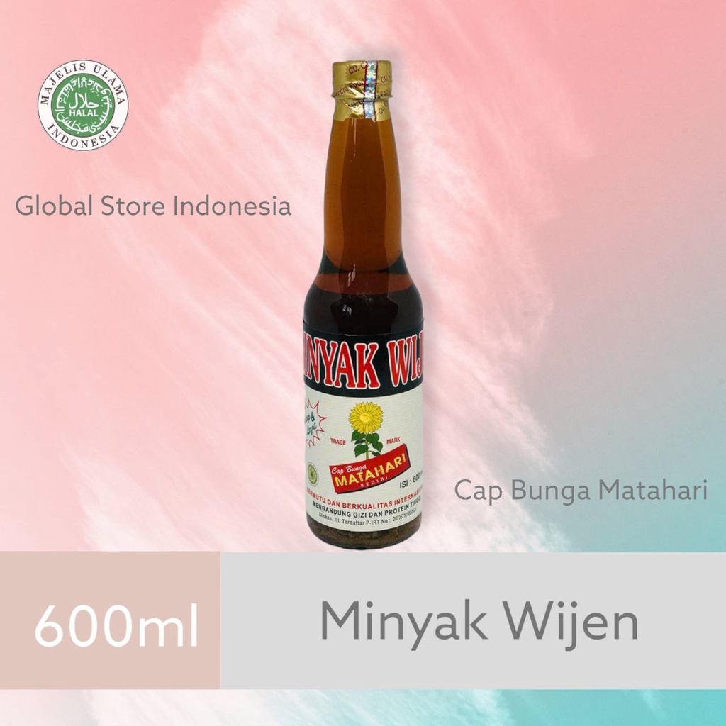 

MINYAK WINYEK HALAL CAP BUNGA MATAHARI ( UKURAN 600ML )
