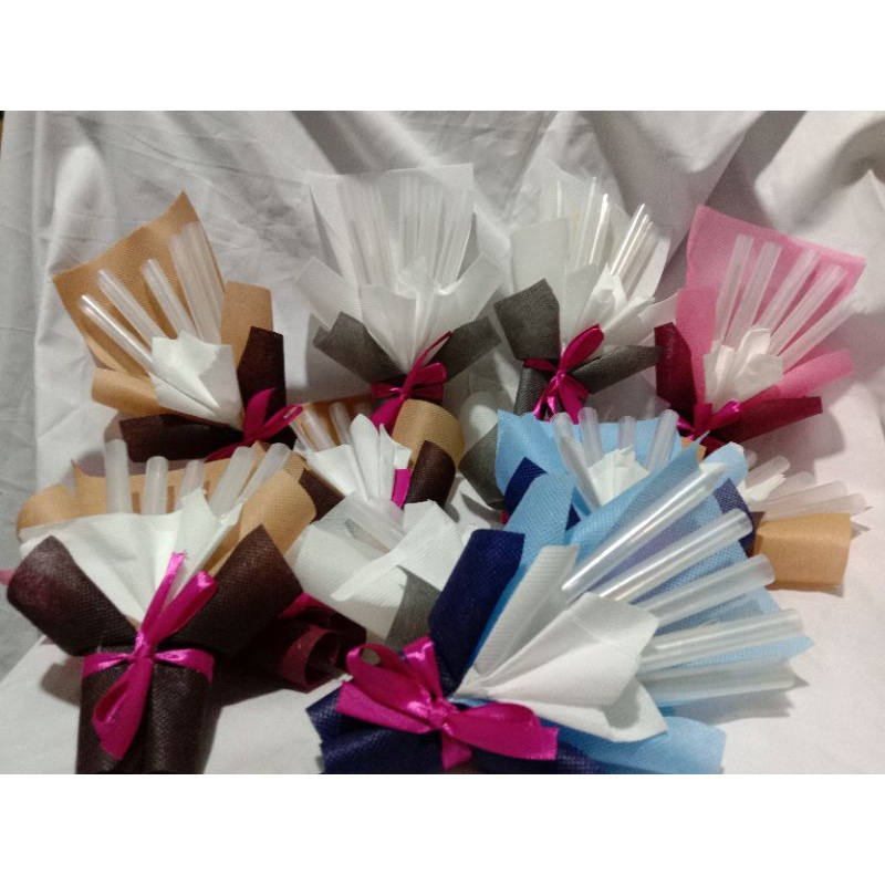 Bucket Bunga Pipe Cleaner Buket Kawat Bulu Mini Flower Bouquet Uang Mini buket mini buket angpau amplop lebaran buket THR