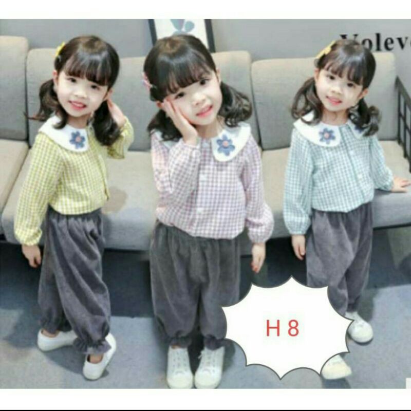 SET IMPORT PREMIUM AMYRA FLOWER ANAK CEWEK KECE MURAH