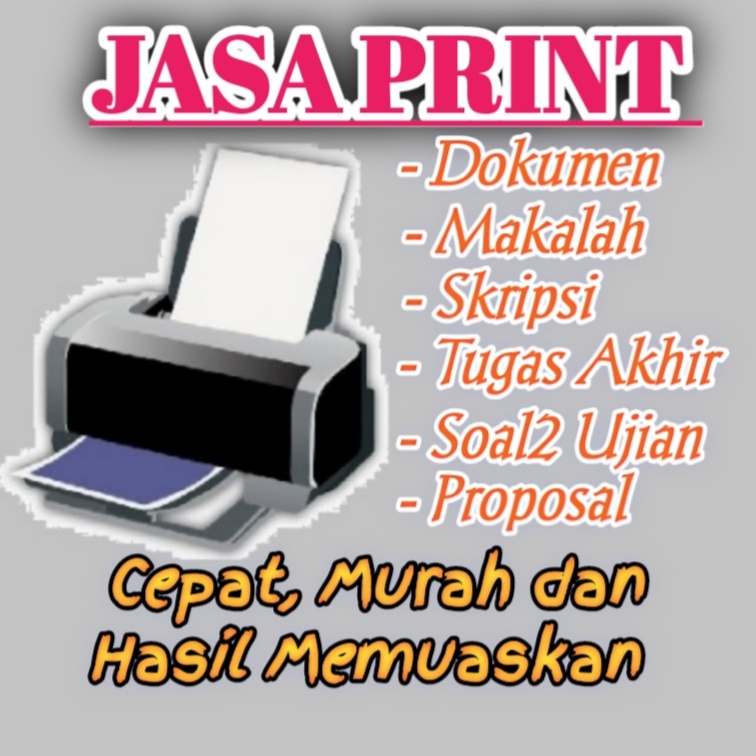 

JASA PRINT Murah berwarna/hitam putih