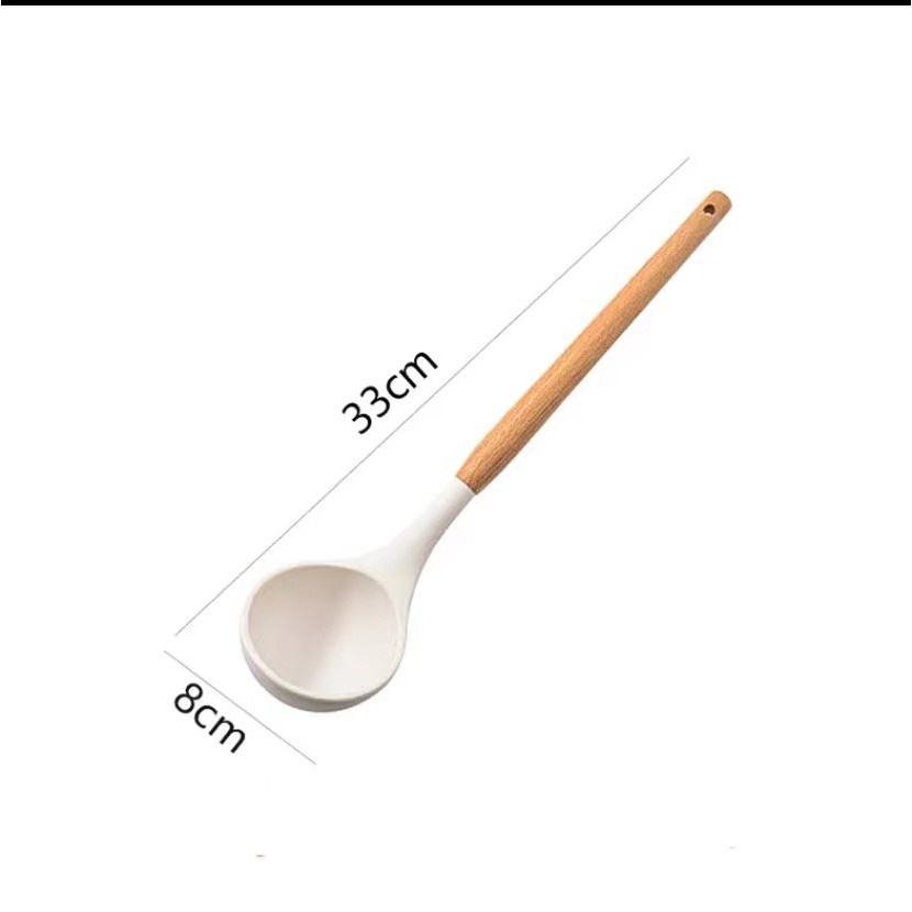 Silicone Utensil Spatula/Alat Masak Sutil Tahan Panas