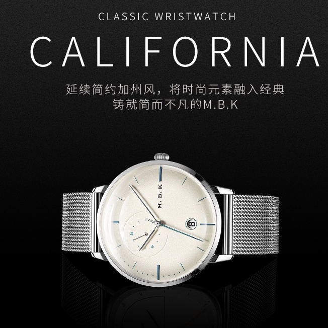 Jam Tangan MBK Eropa dan Amerika Impor MBK Jam Tangan Pria Otomatis Mekanik Jam Tangan Tahan Air Ult