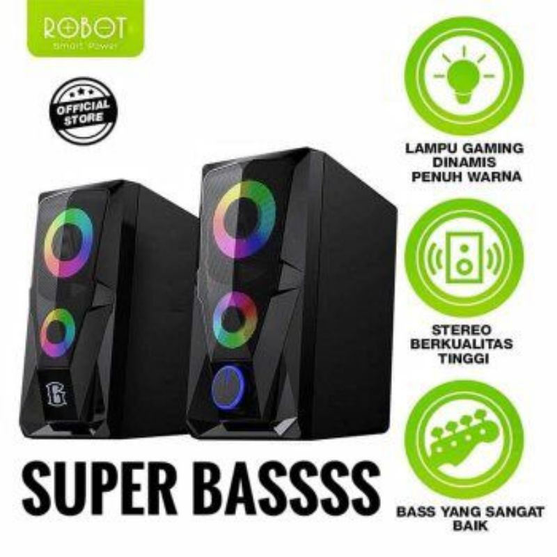 SPEAKER AKTIF ROBOT GAMING RS200