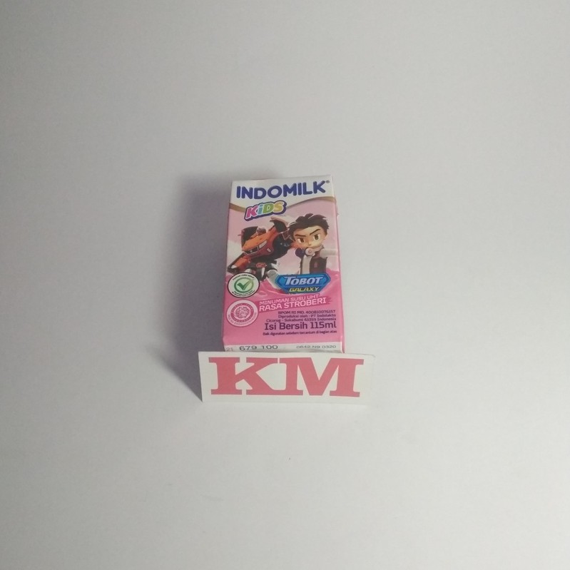 

(KRTN 40 BIJI) INDOMILK KIDS KOTAK STROBERI, COKELAT, & VANILA 115ML