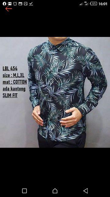 Baju Batik Pria // Batik Cowok // Batik Slimfit / Batik Modern // Batik Premium Lbl 454