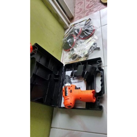 XENON CDD500E SINGLE Mesin Bor CORDLESS Baterai Charger Besi Kayu Cas Drill