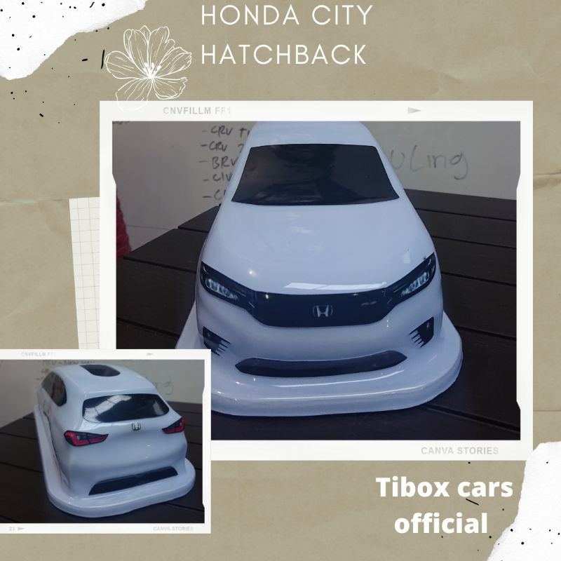 Box tisu bentuk mobil honda city hatchback
